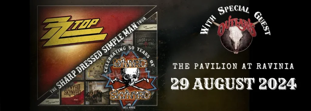 ZZ Top & Lynyrd Skynyrd at Ravinia Pavilion