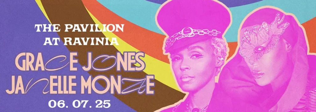Grace Jones & Janelle Monae at Ravinia Pavilion