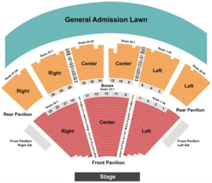 The Pavilion at Ravinia Seating Chart