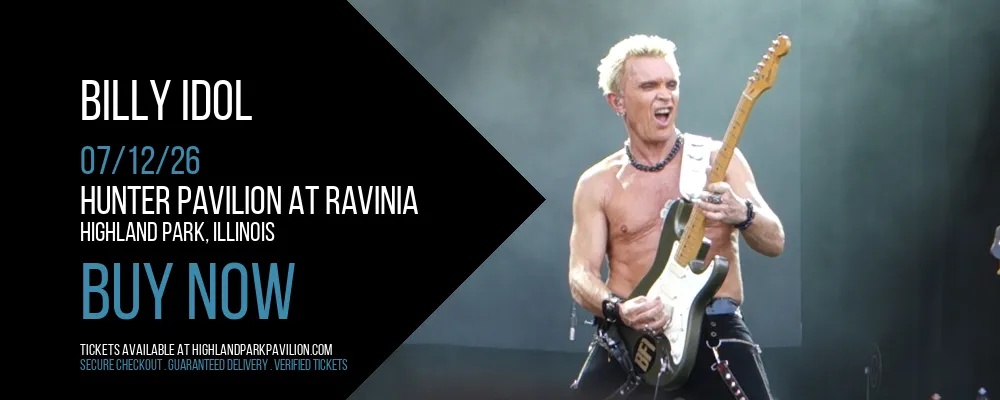 Billy Idol at Hunter Pavilion At Ravinia