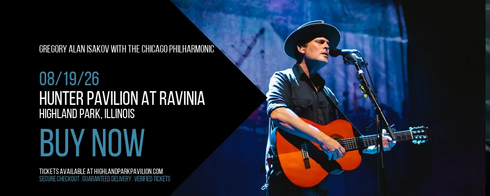 Gregory Alan Isakov with The Chicago Philharmonic at Hunter Pavilion At Ravinia