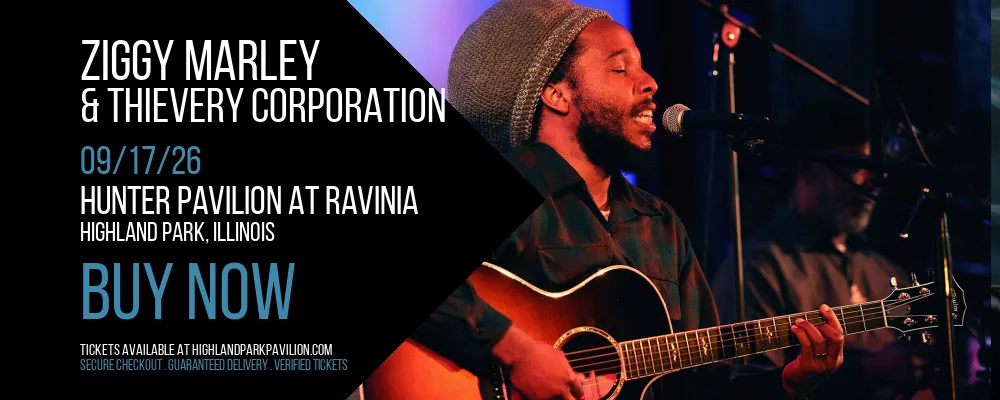 Ziggy Marley & Thievery Corporation at Hunter Pavilion At Ravinia